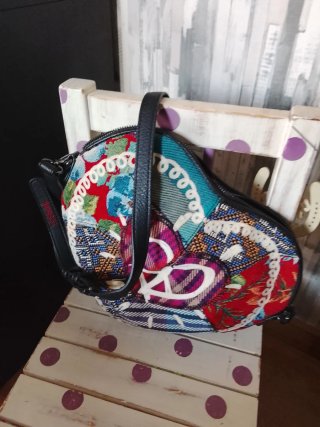 Bolso Desigual Patchwork Pequeño