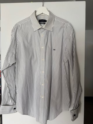 Camisa de vestir PDH rayas azul marino
