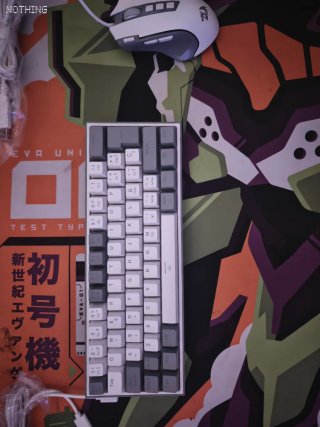 Teclado Redragon 60% Gris y Blanco