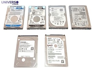 Lote 6 HDD SATA 2.5. 4 x 500GB + 1 750GB + 1 1TB