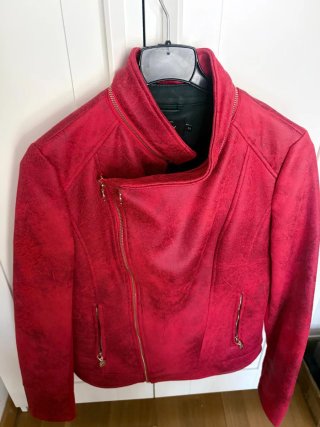 Chaqueta Cazadora Biker Desigual Rojo Talla 38