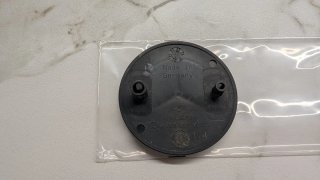 Emblema trasero A45S negro brillo y logo Mercedes