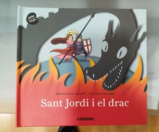 Sant Jordi i el drac. Cuento mini pops.
