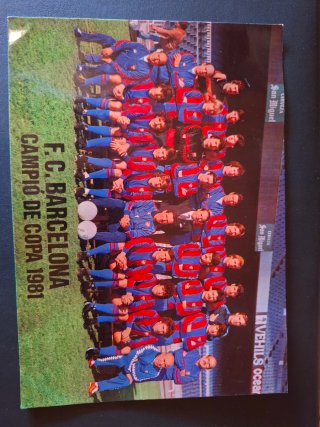 Postal F.C. Barcelona Campeón Copa 1981
