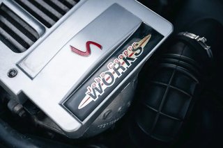 Pegatina Resina JCW tapa del intercoler Mini r53 S