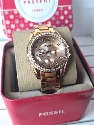 Reloj Fossil Riley ES2811 Multifunción Dorado