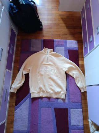 Sudadera Liverpool media cremallera