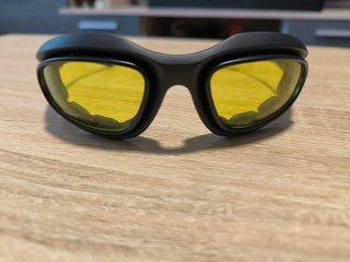 Gafas de moto con cristales intercambiables