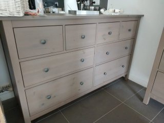 Conjunto muebles Hemnes de Ikea