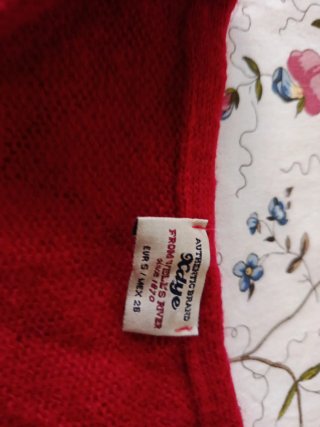 Chaqueta corta roja S