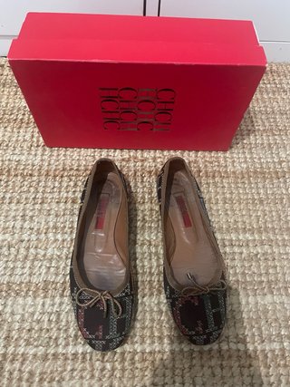 Bailarinas Carolina Herrera Punto Cruz