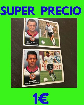 Pack 2 Cromos Liga Este 98/99 UD Salamanca
