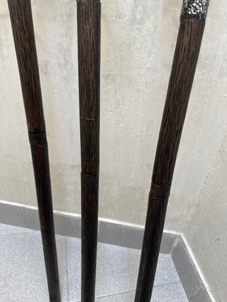 Set de 3 Lanzas de Plástico con Calaveras
