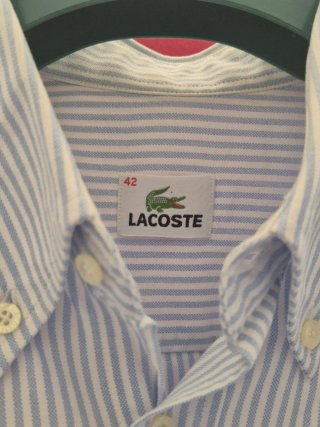 Camisa Lacoste de hombre de rayas