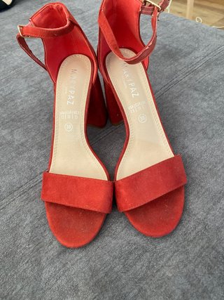 Zapatos de tacón MARYPAZ rojos talla 38