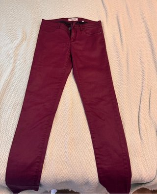 Pantalón granate NAF NAF mujer T38