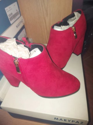 Botines rojos Marypaz