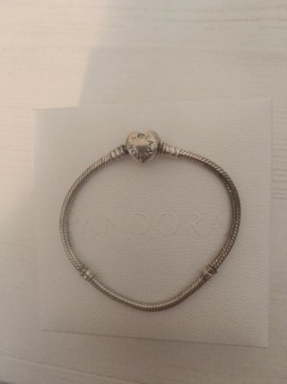 Pulsera Pandora Corazón Plata