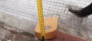 Escalera de caracol, peldaños de Haya Maciza 4cm