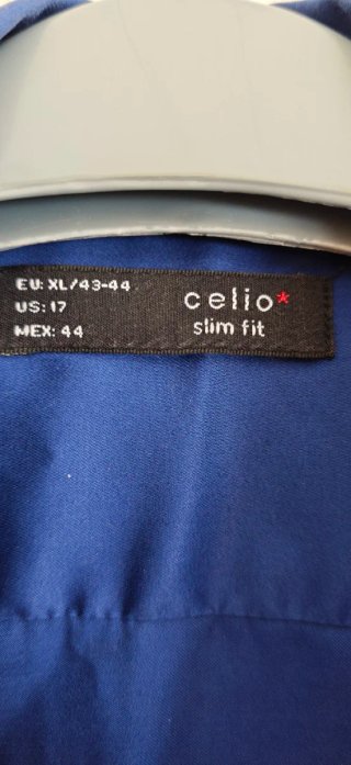 Camisa Celio XL Azul