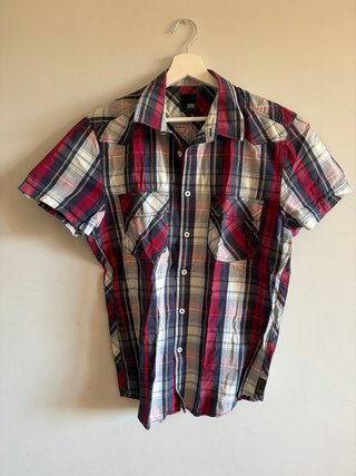 Camisa Jack & Jones cuadros manga corta