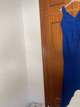 Vestido largo de fiesta azul