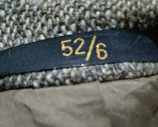Americana Lana Beige/Gris Talla L