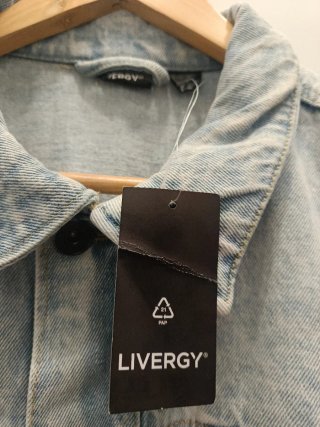Chamarra vaquera LIVERGY azul