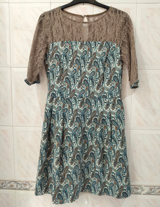Vestido lady con encaje talla 42