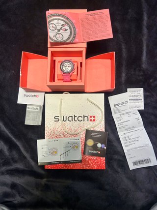 Omega x Swatch Mission to the Pink Moonphase