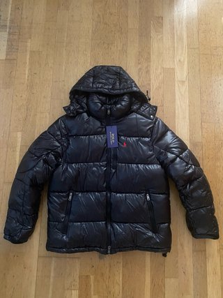 Chaqueta Acolchada Negra Ralph Lauren