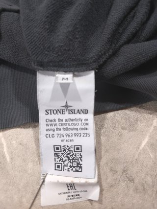Sudadera Stone Island Gris Talla M Ref-96800