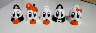 Llaveros Halloween Impresos en 3D . Precio por uni