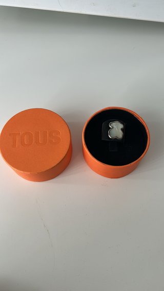 Anillo Oso Nácar Negro Tous
