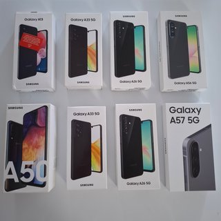 Confezione di scatole vuote originali Samsung Galaxy e Motorola
