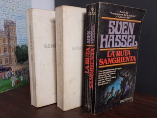Lote 3 libros SEGUNDA GUERRA MUNDIAL Novela HASSEL