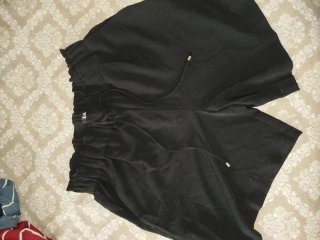 Pantalón corto negro C&A fino verano