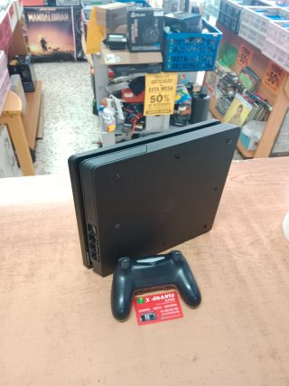 CONSOLA SONY PS4 SLIM 500GB CON COMANDO E CAVO