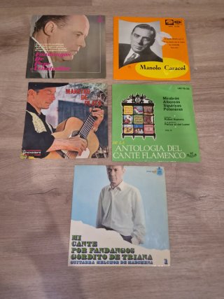 Lote 5 Discos EP Joyas del Flamenco Puro