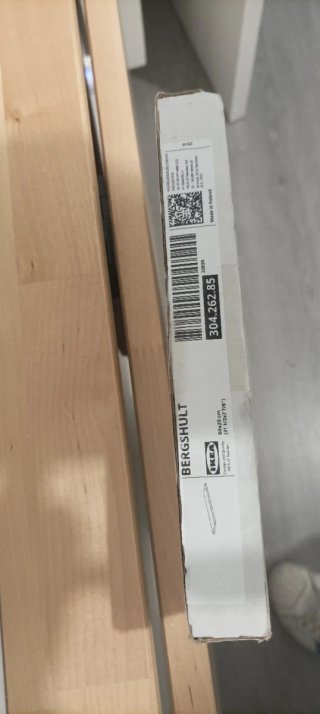 Scaffale Nero Marrone IKEA 80x20 cm