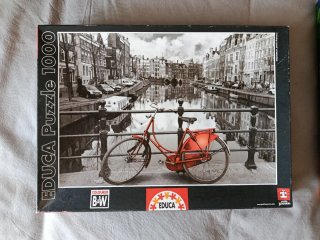 Puzzle Educa 1000 piezas Bicicleta Ámsterdam