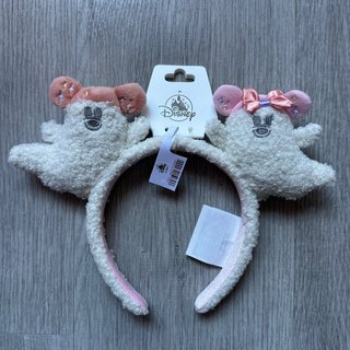 Diadema orejas fantasma Halloween para adultos