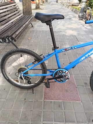 Bicicleta Infantil Btwin 20 pulgadas Azul