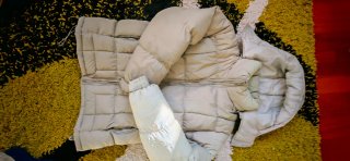 Giubbotto imbottito beige