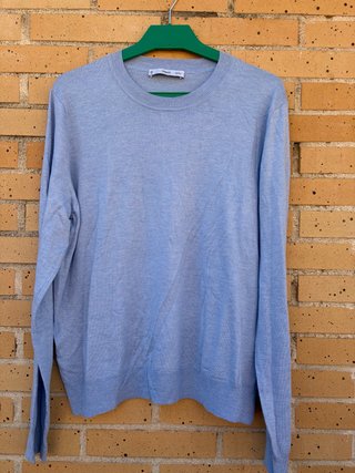Jersey Mango Azul de Punto Fino