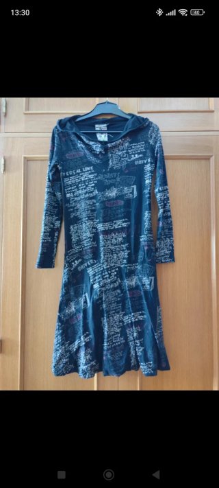 Vestido Desigual estampado mujer talla xs.