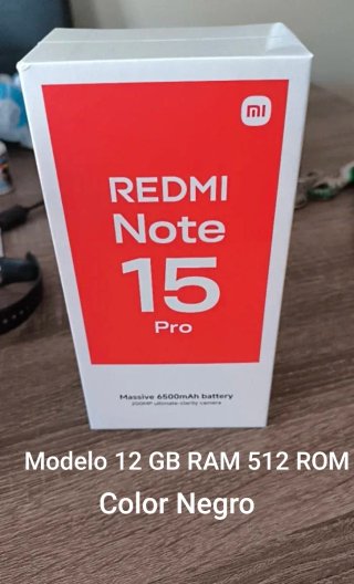 Xiaomi Redmi Note 15 Pro 12/ 512 Negro precintado