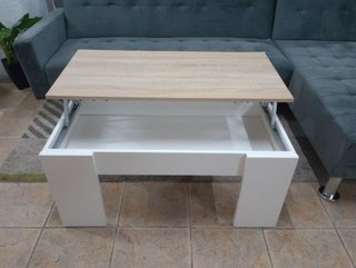 Mesa de centro elevable