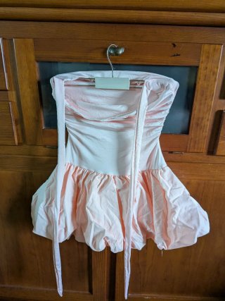 Mini vestido rosa
