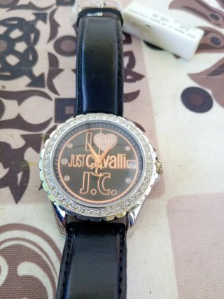 Orologio Just Cavalli nero e argento